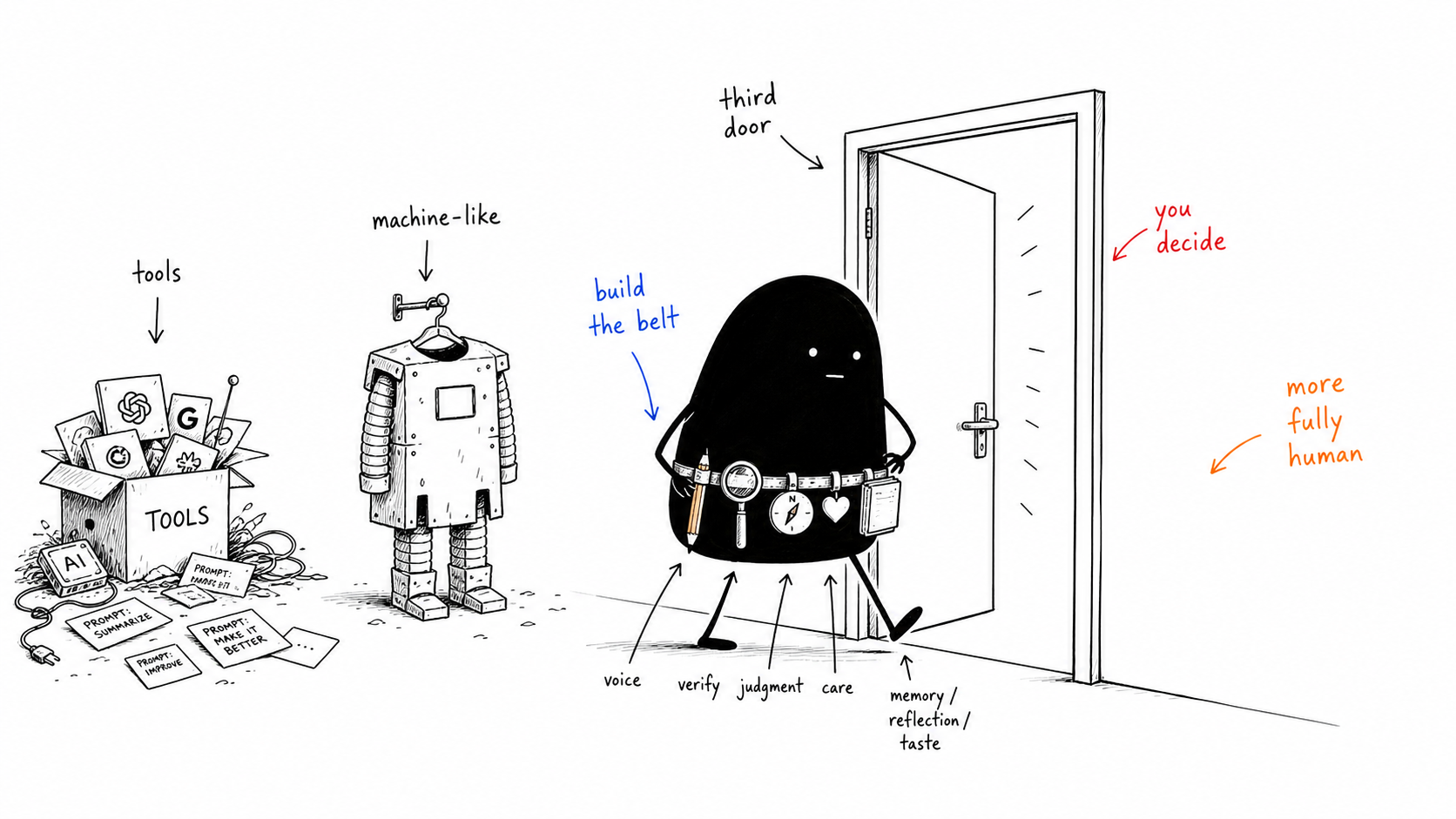 Opening the third door